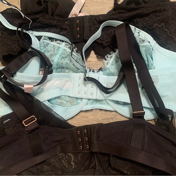 Victoria Secret Bundle 3 Bras Balconette Dream Angels Push Up Without Padding - Picture 11 of 16